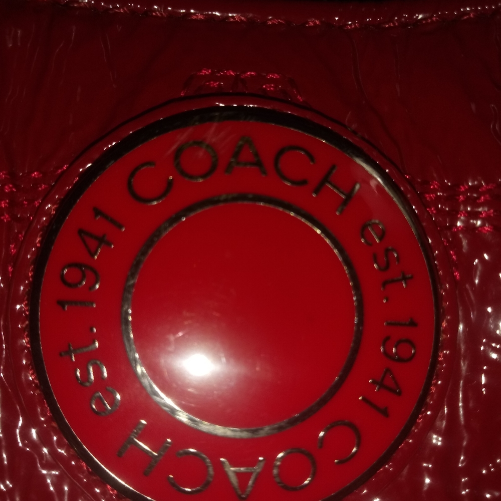 Coach red baby diaper bag - Picture 7 of 8